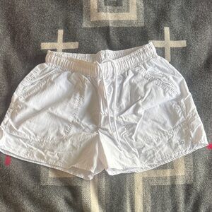 ALO Yoga Women's Athletic White Shorts